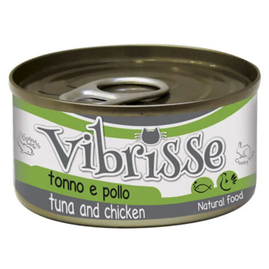 Croci Vibrisse Atún y Pollo lata para gatos