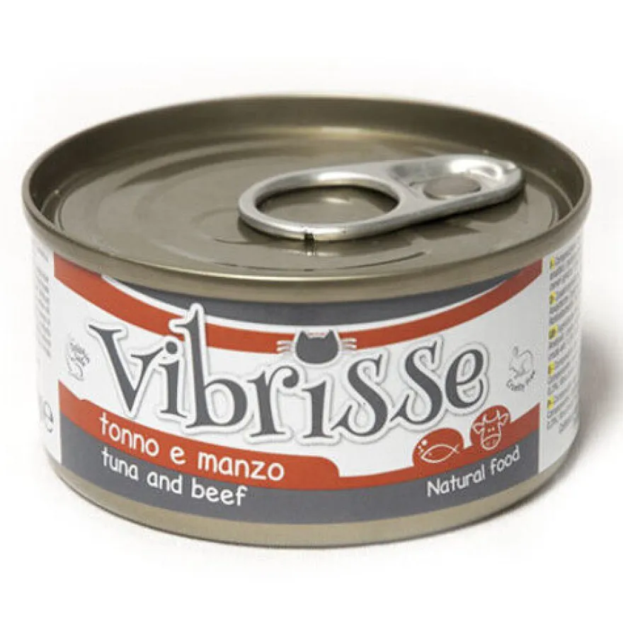 Croci Vibrisse Atún y Ternera lata para gatos