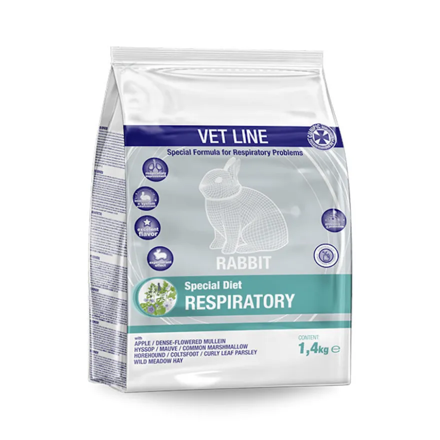 Cunipic Vet Line Respiratory Heno de Pradera para conejos