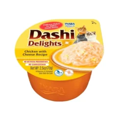 Dashi Delights Snack Cremoso Pollo y Queso tarrina para gatos