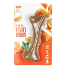 Dashi Fruity Bone Naranja Hueso mordedor para perros