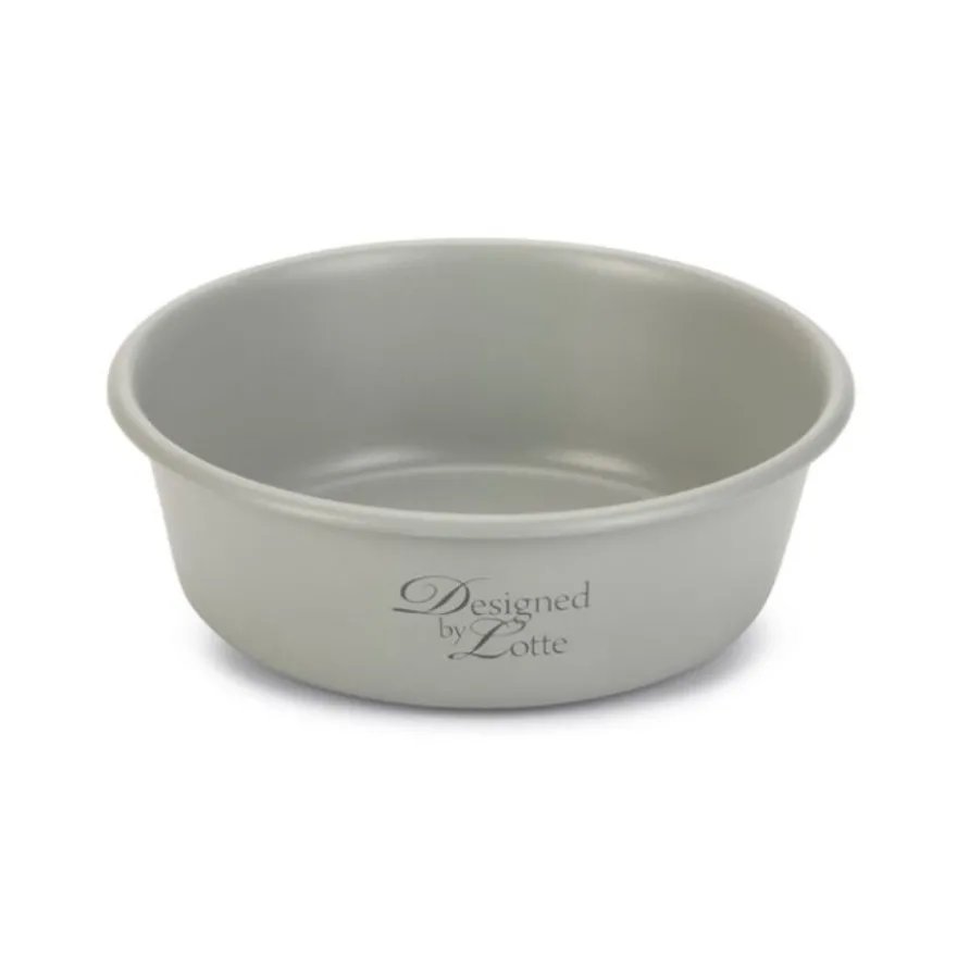 Designed by Lotte Feri Comedero de Acero Gris Claro para perros