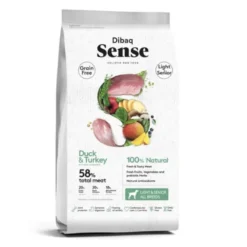 Dibaq Senior Sense Free Light Pato y Pavo pienso para perros