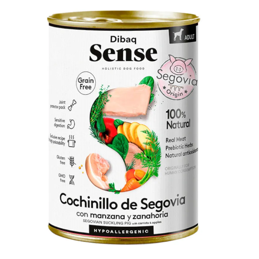 Dibaq Sense Grain Free Adult Cochinillo Segoviano lata para perros