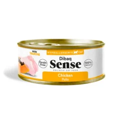Dibaq Sense Hypoallergenic Grain Free Pollo con Papaya lata para gatos