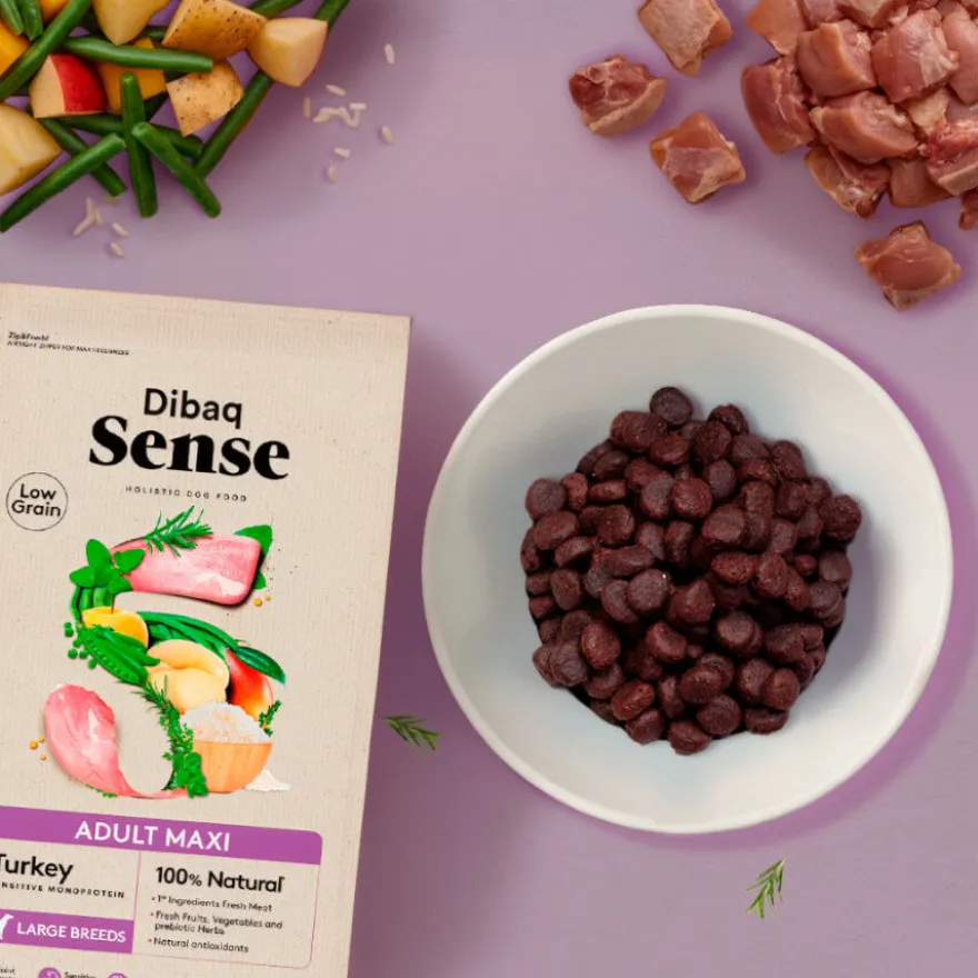 Dibaq Sense Low Grain Adult Maxi Pavo Pienso para perros