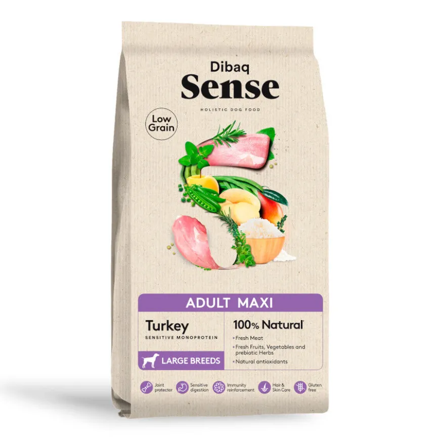 Dibaq Sense Low Grain Adult Maxi Pavo Pienso para perros