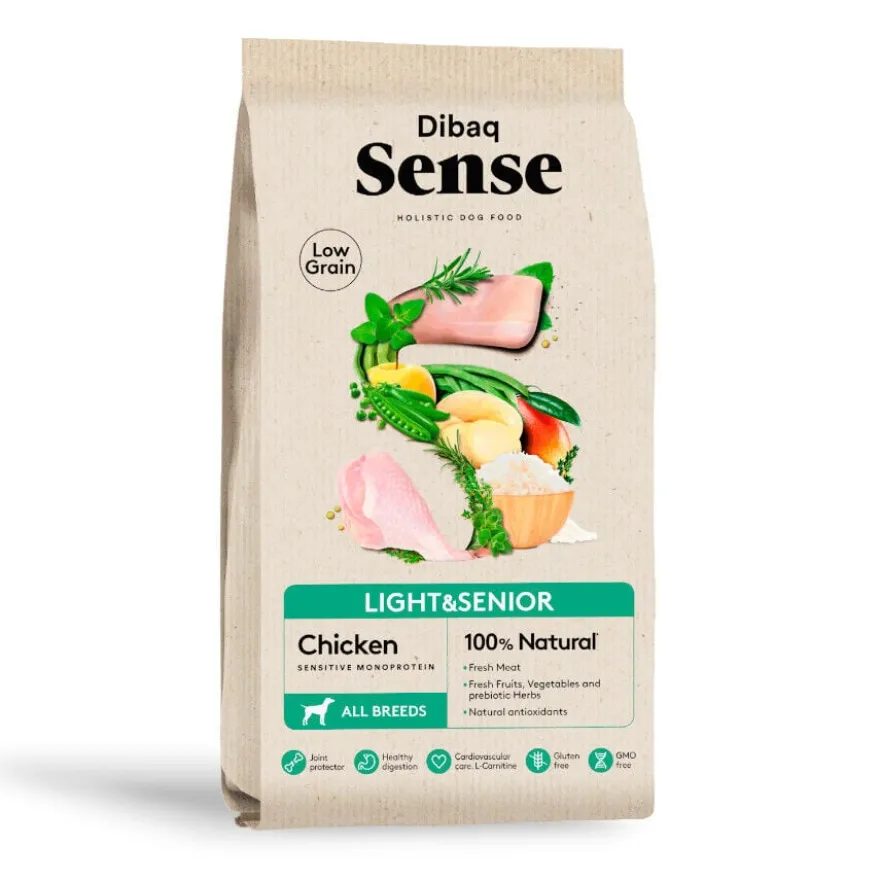 Dibaq Sense Low Grain Light & Senior Pollo Pienso para perros