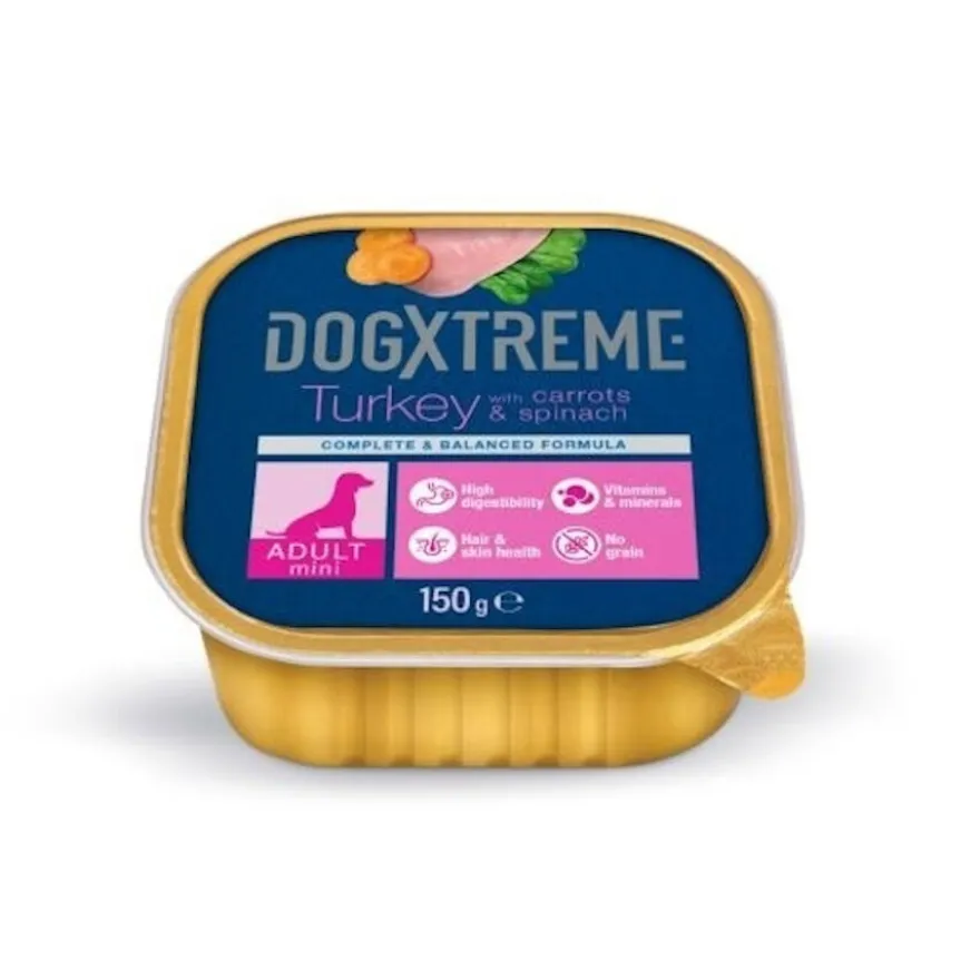 Dogxtreme Adult Mini pavo tarrina para perros