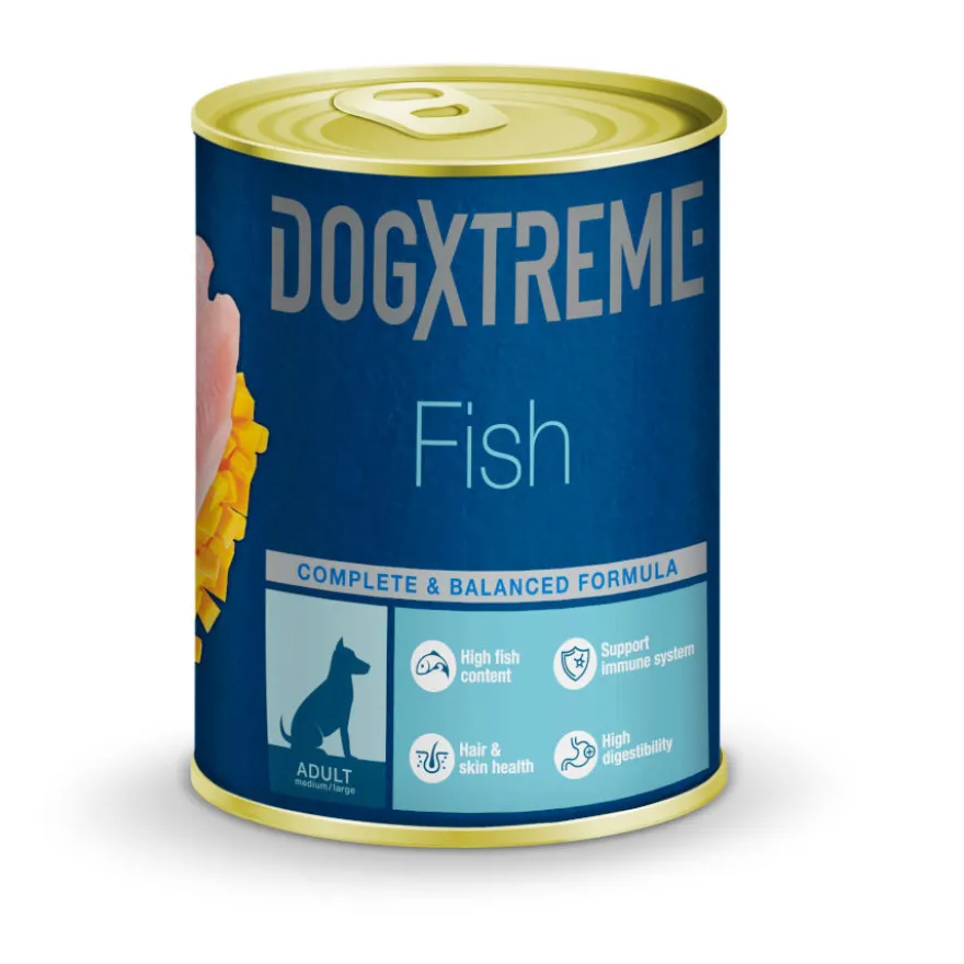 Dogxtreme Adult Pescado con Calabaza lata para perros