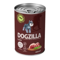 Dogzilla Cordero lata para perros