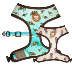 Dukier Arnés Reversible Estampado Tortugas para perros