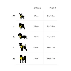 Dukier Arnés Reversible Estampado Tattoo para perros
