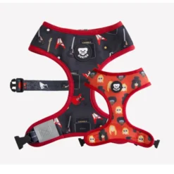 Dukier Arnés Reversible Estampado Rockero para perros