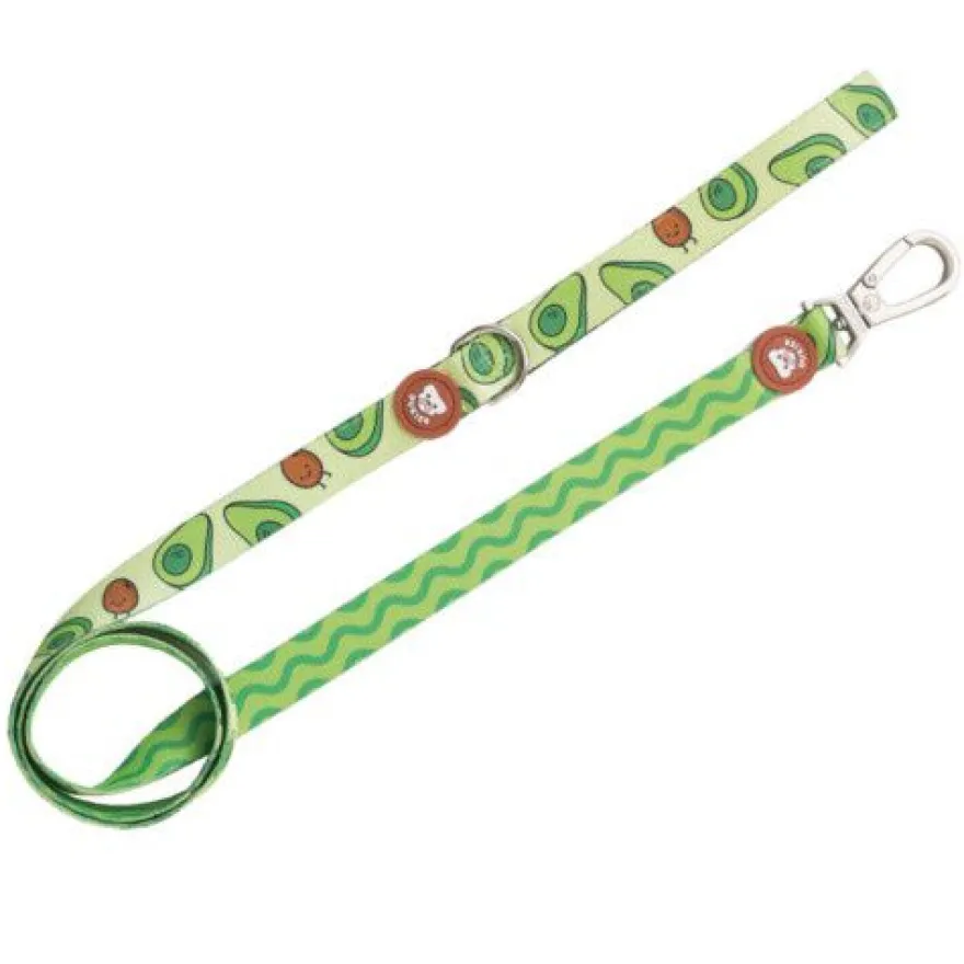 Dukier Avocado Correa Estampado Aguacates para perros