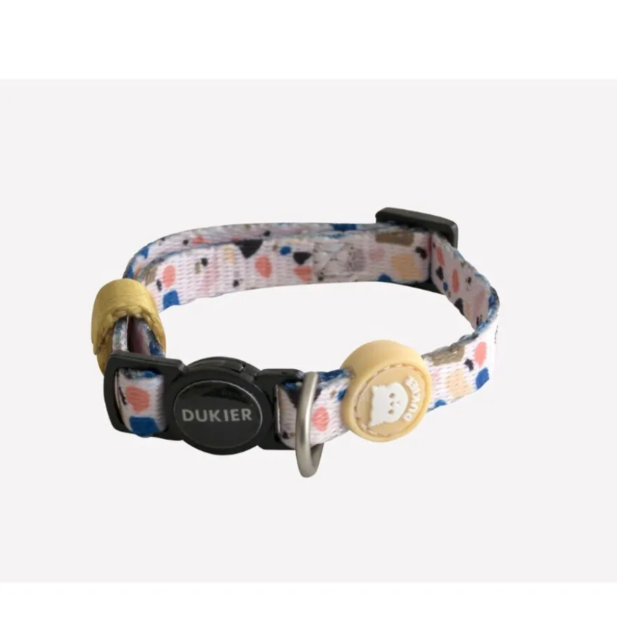 Dukier Collar Estampado Terrazo para gatos