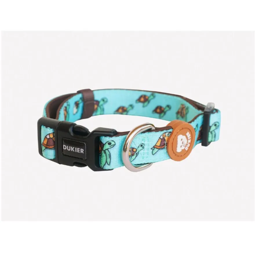 Dukier Collar Estampado Tortugas para perros