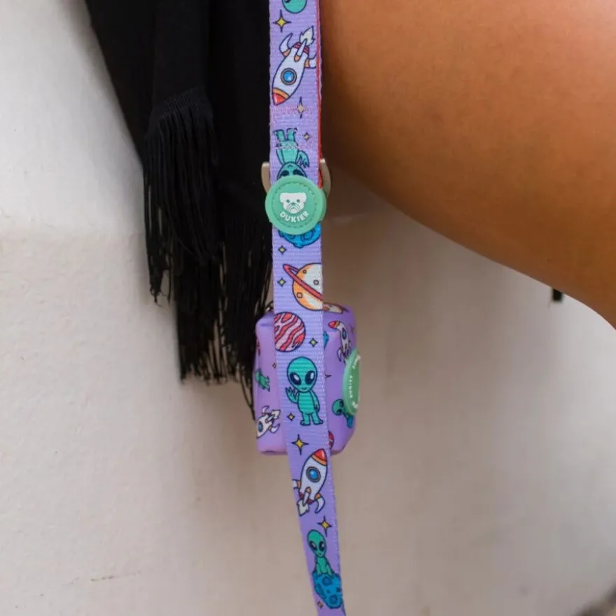 Dukier Correa Estampado Alien para perros