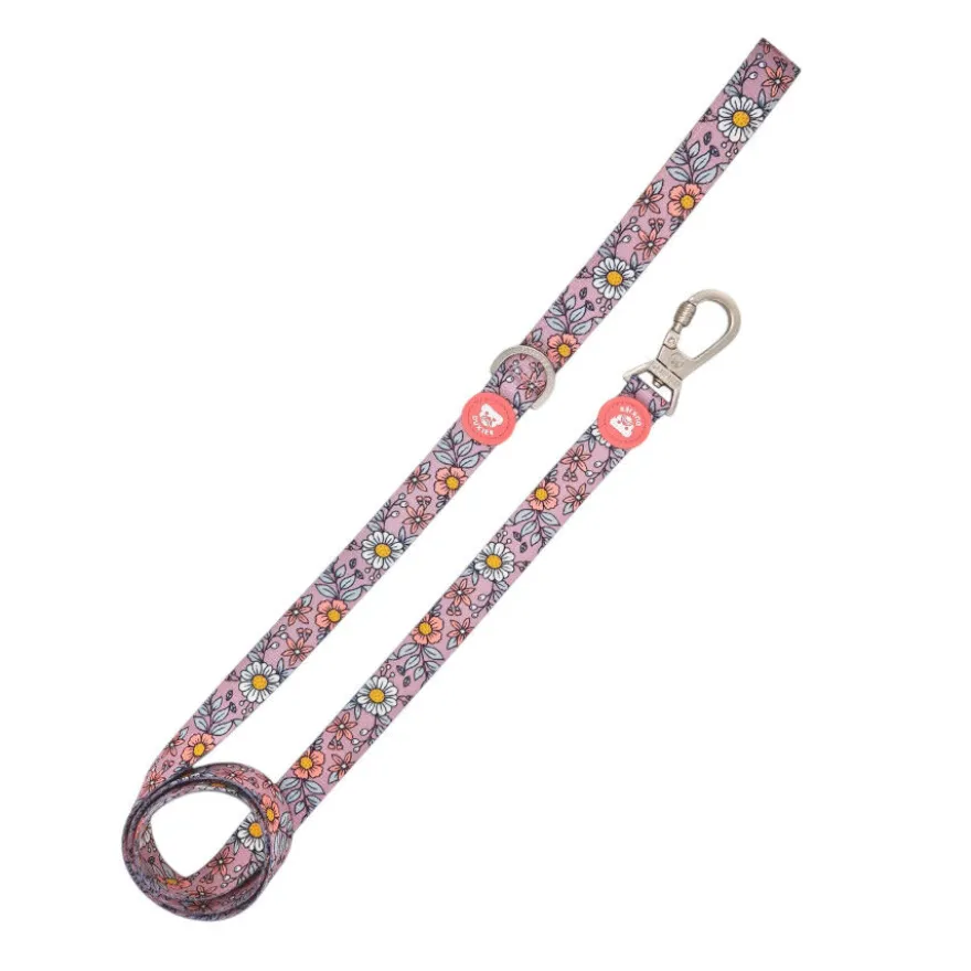 Dukier Correa Estampado Floral para perros