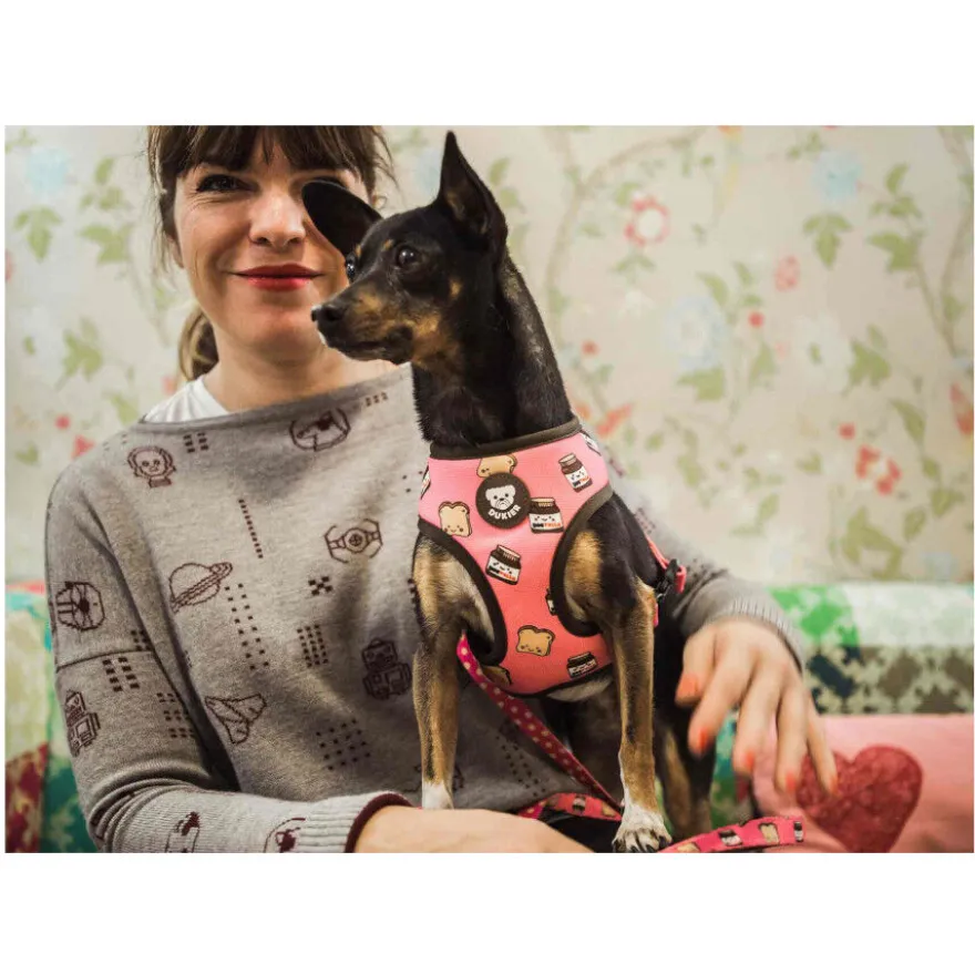 Dukier Dogtella Arnés Reversible Estampado Nutella para perros