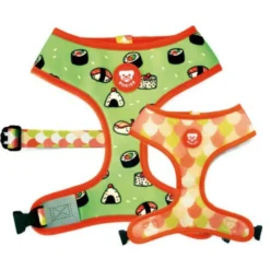Dukier Nigiri Arnés Reversible Estampado Sushi para perros