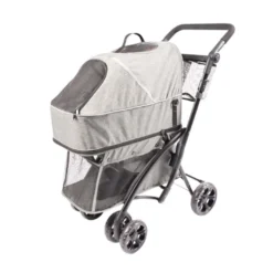 Duvoplus Carrito de Paseo Deluxe para perros y gatos