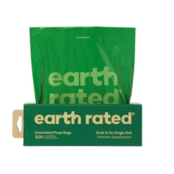 Earth Rated Bulk Single Roll Bolsas Higiénicas para heces de perro