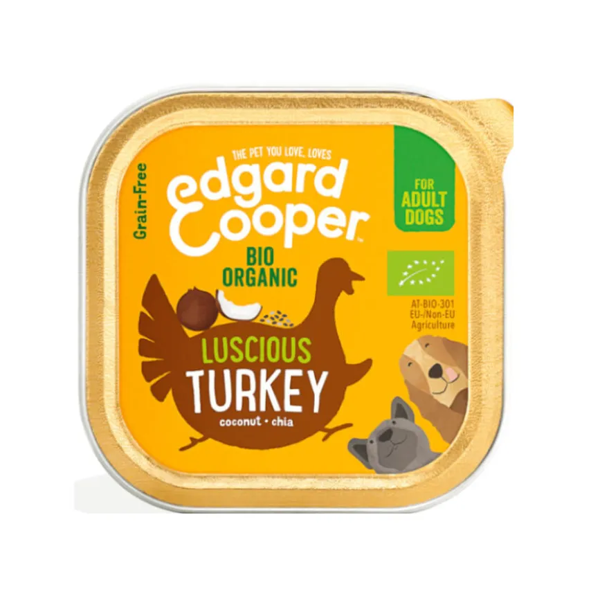 Edgard & Cooper Adult Bio Pavo tarrina para perros