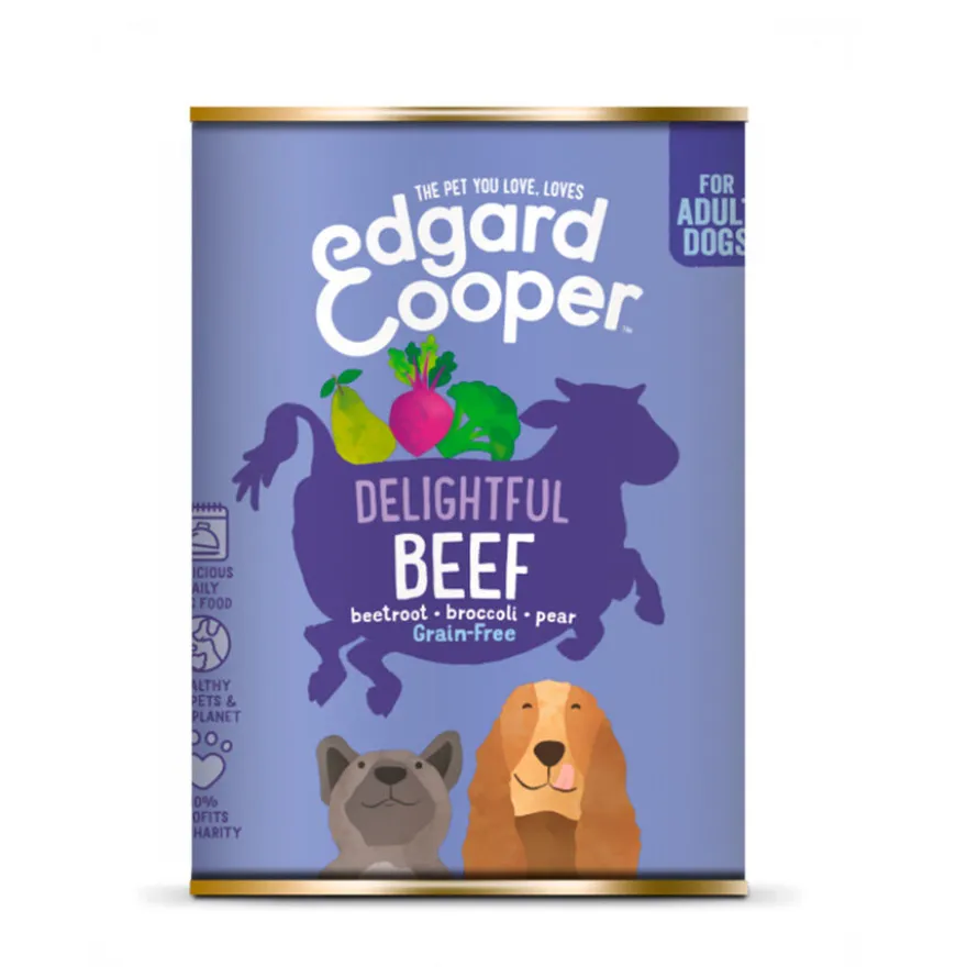 Edgard & Cooper Adult Grain Free Vaca lata para perros