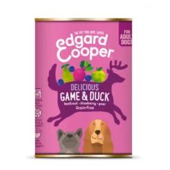 Edgard & Cooper Adult Grain Free Venado y Pato lata para perros