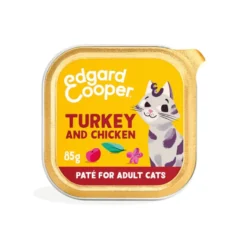 Edgard & Cooper Adult Pavo y Pollo en Paté tarrina para gatos