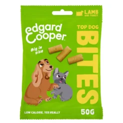 Edgard & Cooper Bocaditos Grande de Cordero y Pavo para perros