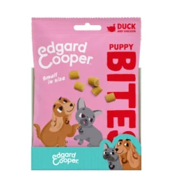 Edgard & Cooper Bocaditos Mini Puppy de Pato y Pollo para perros