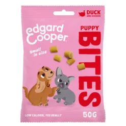 Edgard & Cooper Bocaditos Mini Puppy de Pato y Pollo para perros