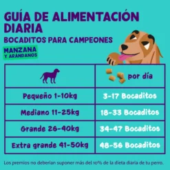 Edgard & Cooper Bocaditos Mini de Manzana snack para perros