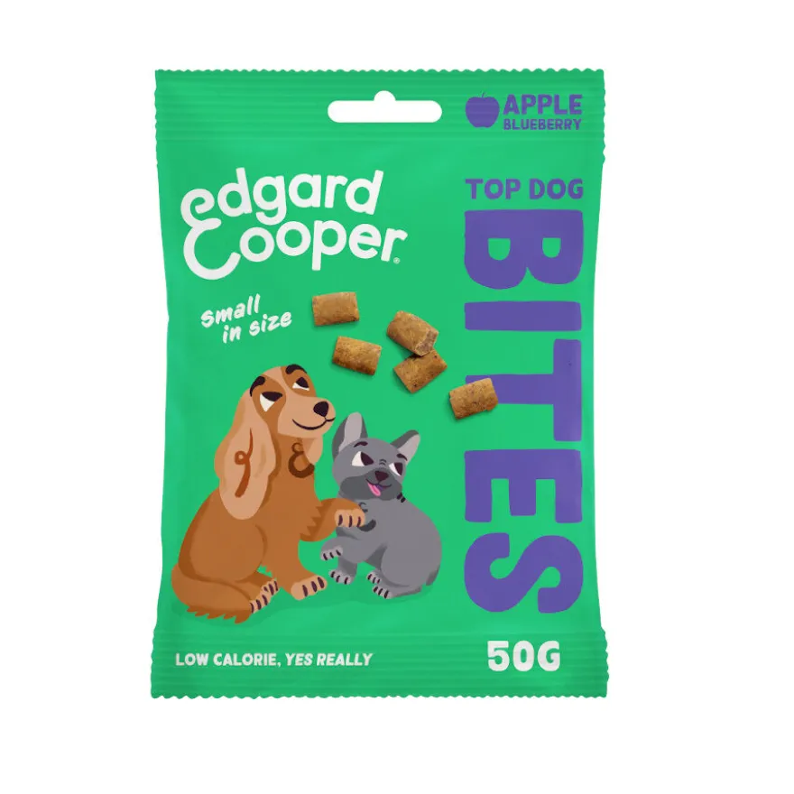 Edgard & Cooper Bocaditos Mini de Manzana snack para perros