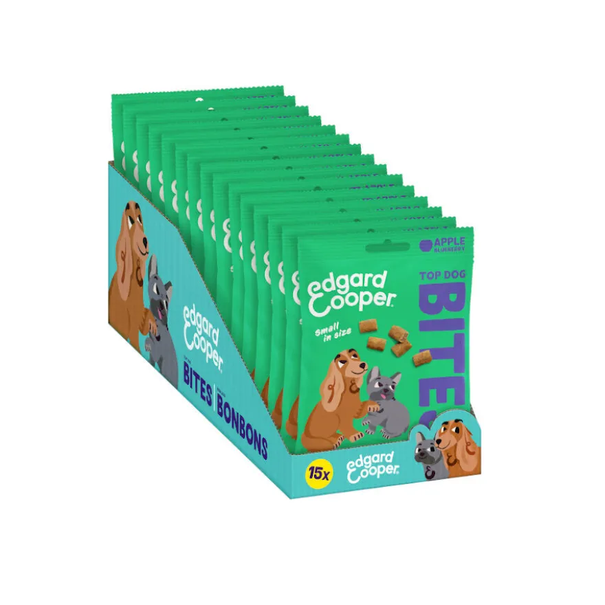 Edgard & Cooper Bocaditos Mini de Manzana snack para perros