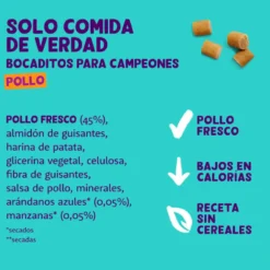 Edgard & Cooper Bocaditos Mini de Pollo para perros