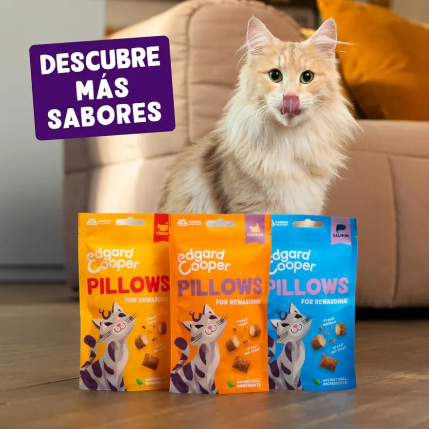Edgard & Cooper Bocaditos Pillows Pollo para gatos