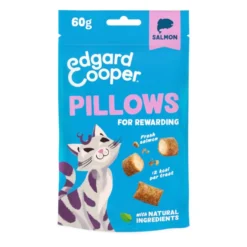 Edgard & Cooper Bocaditos Pillows de salmon para gatos