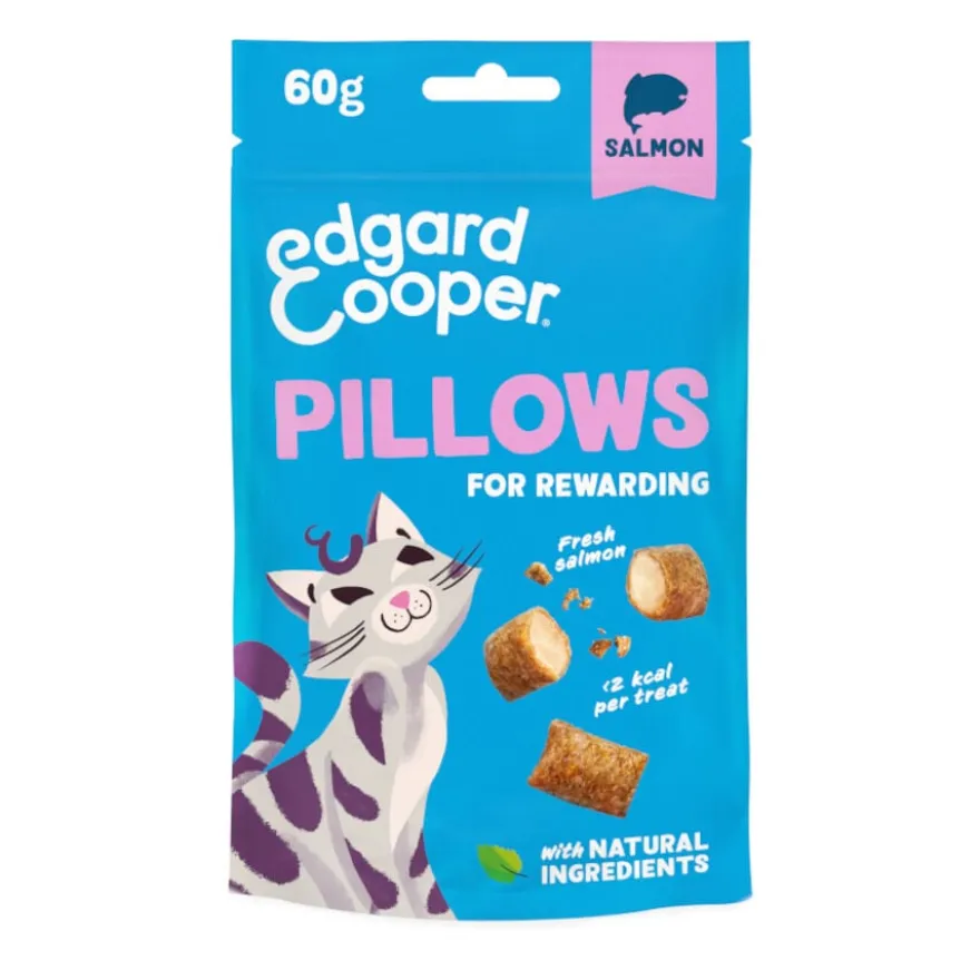 Edgard & Cooper Bocaditos Pillows de salmon para gatos