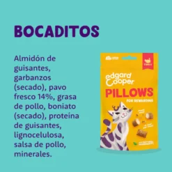 Edgard & Cooper Bocaditos Pillows Pavo para gatos
