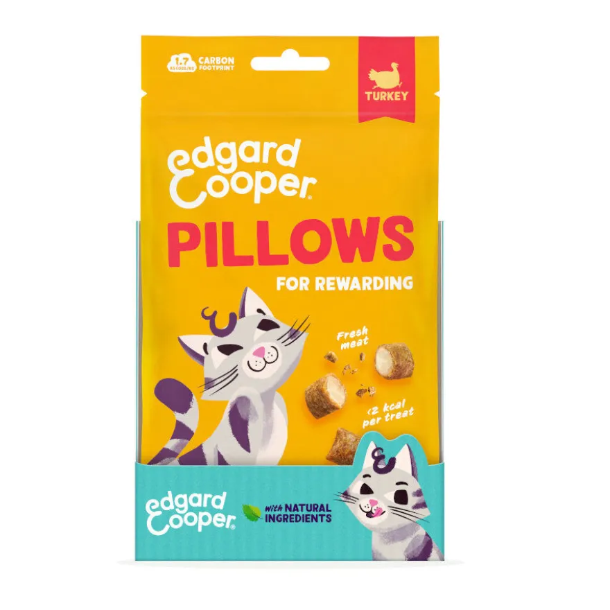 Edgard & Cooper Bocaditos Pillows Pavo para gatos