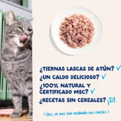 Edgard & Cooper Filetes de Atún en Caldo lata para gatos