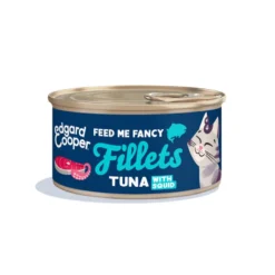 Edgard & Cooper Filetes de Atún y Calamar en Caldo lata para gatos