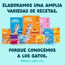 Edgard & Cooper Filetes de Atún y Gambas en Caldo lata para gatos
