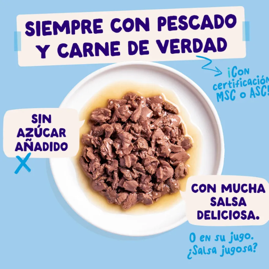 Edgard & Cooper Selección Captura del Día sobre en salsa para gatos