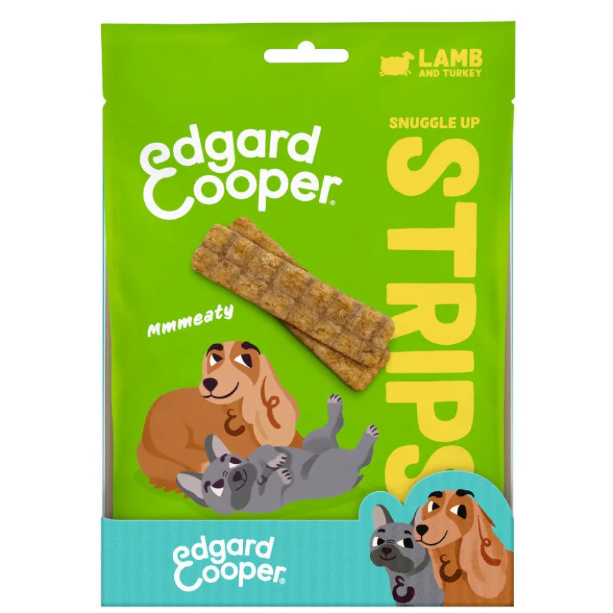 Edgard & Cooper Tiras de Cordero y Pavo snack para perros