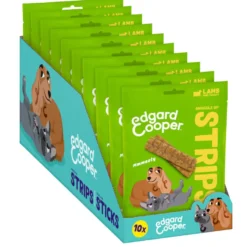 Edgard & Cooper Tiras de Cordero y Pavo snack para perros