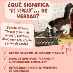 Edgard & Cooper Trucha y Pollo sobre en salsa para gatos